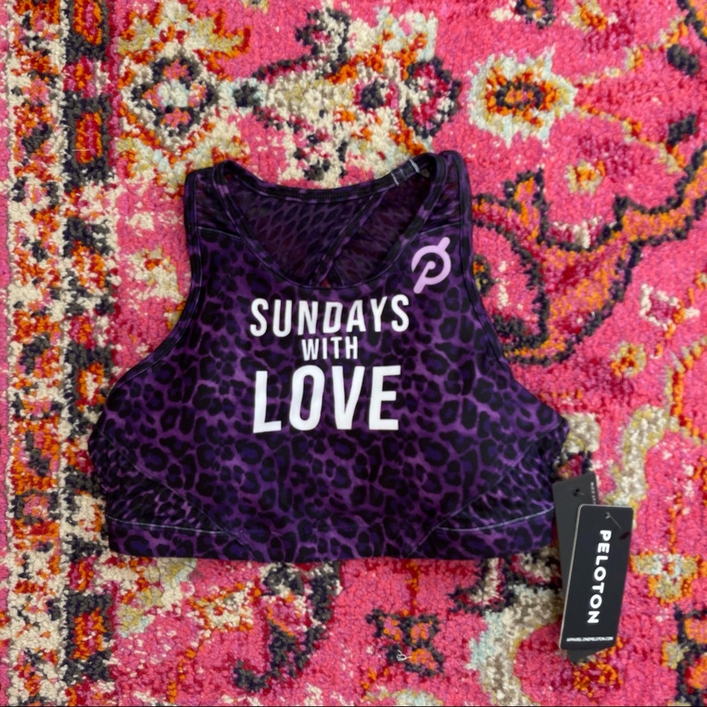 💠Peloton Purple Sports Bra